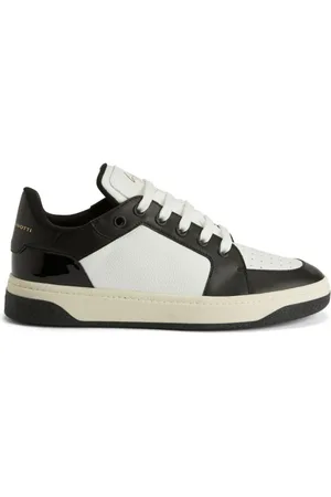 Giuseppe Zanotti Homme, Chaussures, Blanc, Taille: 40 EU Baskets basse en cuir blanc