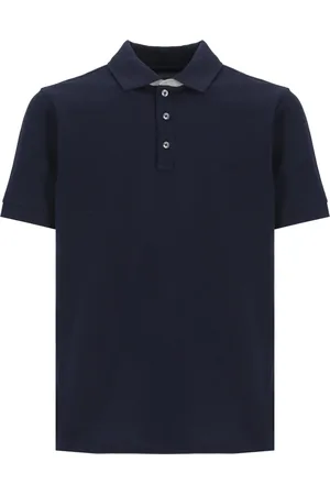 FAY Homme, Tops, Bleu, Taille: M Polo Bleu avec Col