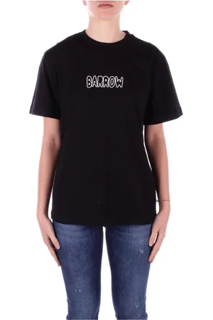 BARROW Femme, Tops, Noir, Taille: 36 FR T-shirt et Polo Noir avec Logo