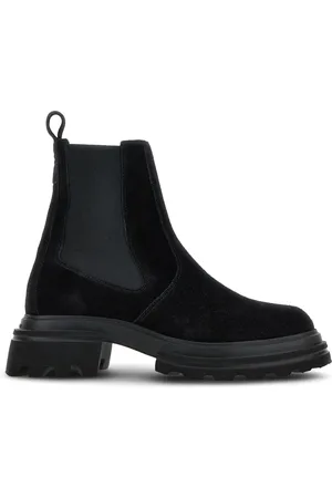 Hogan Femme, Chaussures, Noir, Taille: 40 EU Bottines Chelsea Noires