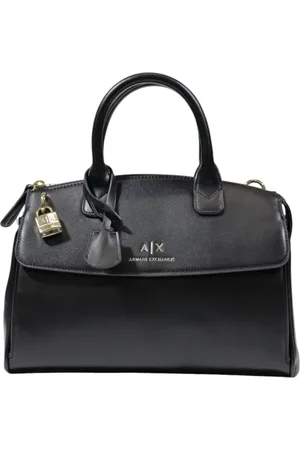 Armani Exchange Femme, Sacs, Noir, Taille: ONE Size Sacs Moyens Élégants en Polyester