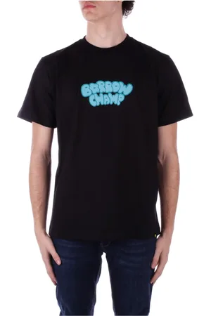 BARROW Homme, Tops, Noir, Taille: M T-shirt Noir Logo Poche Avant