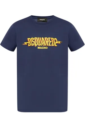 Dsquared2 Homme, Tops, Bleu, Taille: XL T-shirt avec Logo