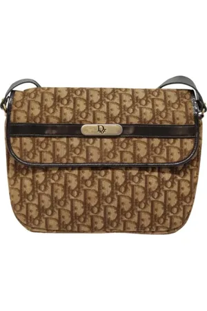Dior Femme, Pre-owned, Brun, Taille: ONE Size Pre-owned Toile sacs-dior