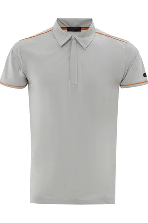 corneliani Homme, Tops, Gris, Taille: L Polo à manches courtes avec zip Made in Italy