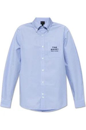 Marc Jacobs Femme, Blouses et Chemises, Bleu, Taille: 42 FR Chemise avec Logo
