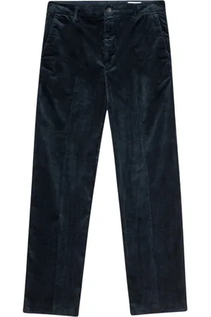 NN.07 Homme, Pantalons, Bleu, Taille: W32 L29 Pantalon côtelé bleu marine
