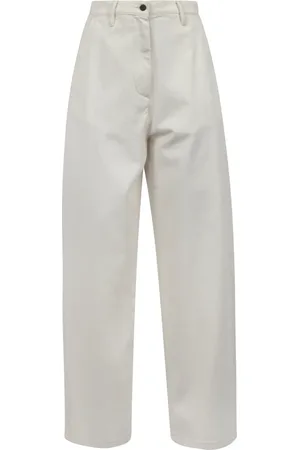 LIVIANA CONTI Femme, Pantalons, , Taille: 40 FR Pantalon Barrel Denim Sable Sabbia