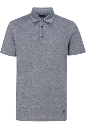 corneliani Homme, Tops, Gris, Taille: L Polo gris à manches courtes