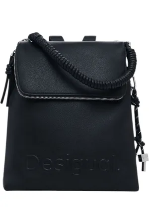 Desigual Femme, Sacs, Noir, Taille: ONE Size Sac à Dos Noir Femme Sac Printemps/Été
