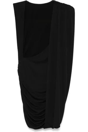 Andamane Femme, Robes, Noir, Taille: 38 FR Robe Noire Élégante