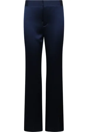 ALICE+OLIVIA Femme, Pantalons, Bleu, Taille: 38 FR Pantalon Large Andrew