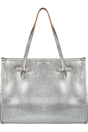 Gianni chiarini Femme, Sacs, Gris, Taille: ONE Size Sac à Main en Cuir Noir Chic