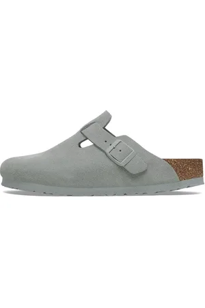 Birkenstock Femme, Chaussures, Gris, Taille: 38 EU Sandales Pure Sage Coupe Étroite