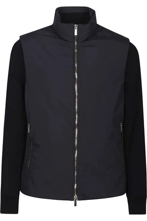 MOORER Homme, Vestes, Bleu, Taille: 2XL Veste Bomber Élégante