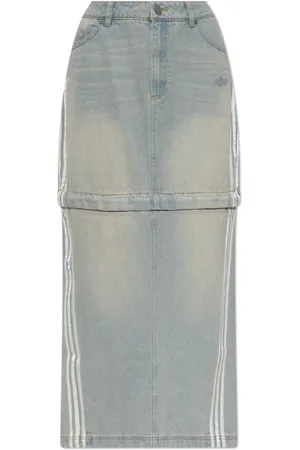 adidas Femme, Jupes, Bleu, Taille: 34 FR Jupe en jean