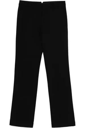 Ami Homme, Pantalons, Noir, Taille: W42 Pantalon Noir Straight Élégant Écologique