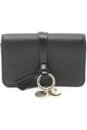 Chloé Femme, Pre-owned, Noir, Taille: ONE Size Pre-owned Cuir petite-maroquinerie