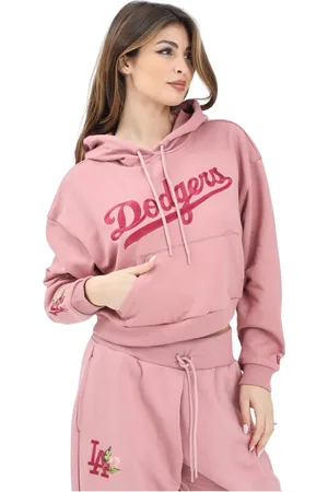 New Era Femme, Sweatshirts et sweats à capuche, Rose, Taille: 38 FR Sweat à capuche graphique MLB LA Dodgers Style