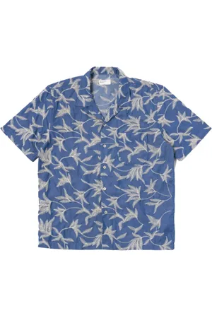 Universal Works Homme, Chemises, Bleu, Taille: XL Chemise d