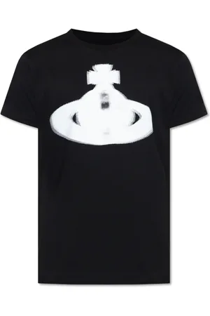 Vivienne Westwood Homme, Tops, Noir, Taille: 2XL T-shirt avec logo