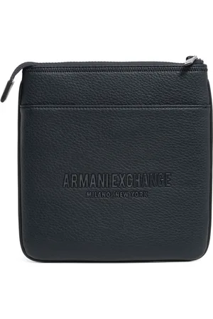 Armani Exchange Homme, Sacs, Bleu, Taille: ONE Size Sac Bandoulière Élégant avec Sangle Réglable