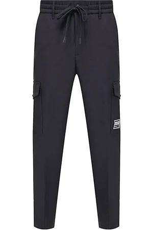 VERSACE Homme, Pantalons, Noir, Taille: XL Pantalon élégant pour hommes