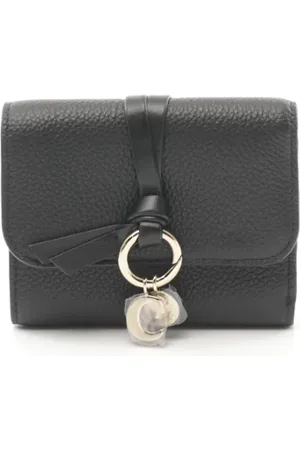 Chloé Femme, Pre-owned, Noir, Taille: ONE Size Pre-owned Cuir petite-maroquinerie