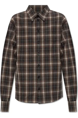 Dsquared2 Femme, Blouses et Chemises, Brun, Taille: 40 FR Chemise à Carreaux