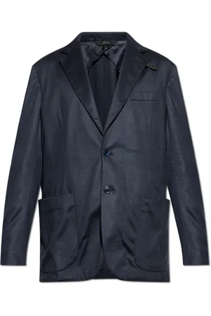 BRIONI Homme, Vestes, Bleu, Taille: L Blazer à motif à carreaux