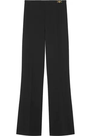 VERSACE Femme, Pantalons, Noir, Taille: 36 FR Pantalon Décontracté Noir