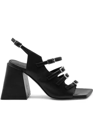 vic matiè Femme, Chaussures, Noir, Taille: 39 EU Ming sandale ouverte Boucles noires