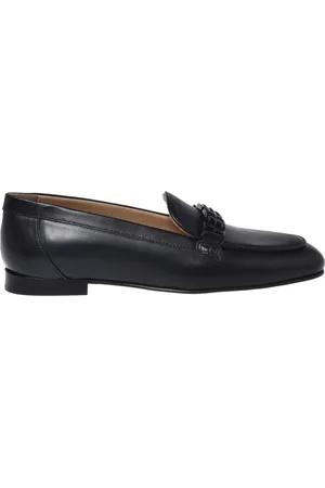 BALDININI Femme, Chaussures, Noir, Taille: 37 EU calfskin loafer