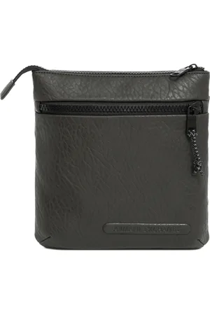 Armani Exchange Homme, Sacs, Vert, Taille: ONE Size Sac Bandoulière Élégant avec Sangle Réglable