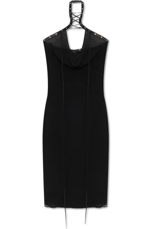Dsquared2 Femme, Robes, Noir, Taille: 34 FR Robe en soie