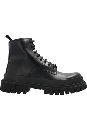 Dolce & Gabbana Homme, Chaussures, Noir, Taille: 40 EU Bottes à lacets