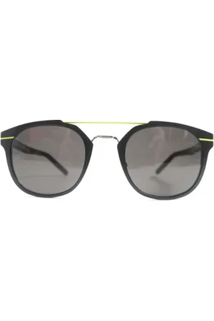 Dior Homme, Pre-owned, Noir, Taille: ONE Size Pre-owned Metal lunettes-de-soleil