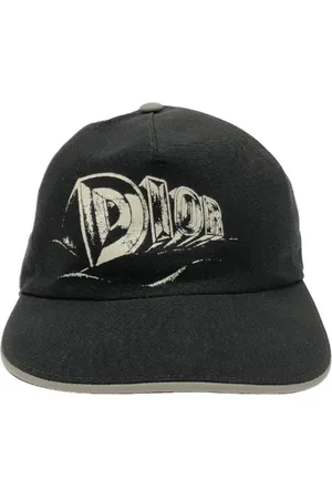 Dior Femme, Pre-owned, Noir, Taille: ONE Size Pre-owned Coton chapeaux