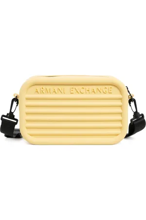 Armani Exchange Homme, Sacs, Jaune, Taille: ONE Size Sac Bandoulière Élégant avec Sangle Réglable