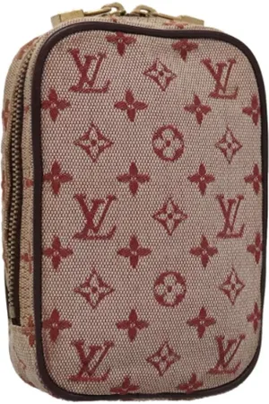 LOUIS VUITTON Femme, Pre-owned, Rouge, Taille: ONE Size Pre-owned Toile trousses-de-toilette