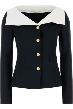 Alessandra Rich Femme, Vestes, Bleu, Taille: 38 FR Vestes Bleues pour Femmes