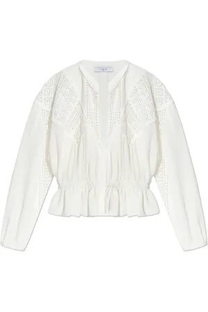 IRO Femme, Blouses et Chemises, Blanc, Taille: 42 FR Top Rixi