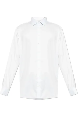 Giorgio Armani Homme, Chemises, Blanc, Taille: 2XL Chemise à rayures