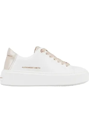 Alexander Smith Femme, Chaussures, Blanc, Taille: 37 EU London High Woman Beige