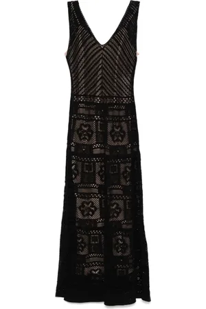 D.EXTERIOR Femme, Robes, Noir, Taille: 38 FR Robe Noire Élégante Vêtements pour Femmes