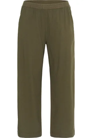 Kaffe Femme, Pantalons, Vert, Taille: 52 FR Pantalon Large Grape Leaf