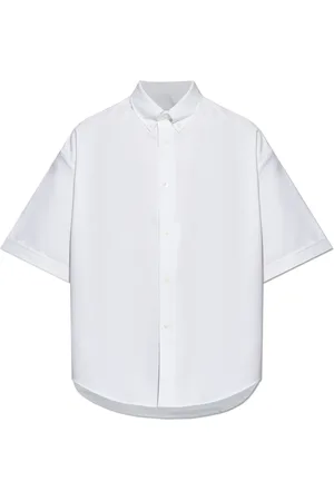 Ami Homme, Chemises, Blanc, Taille: XS Chemise avec logo
