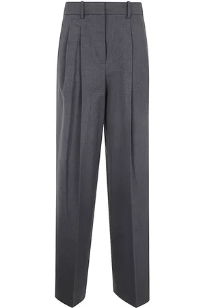 THEORY Femme, Pantalons, Gris, Taille: 40 FR Pantalon Plissé