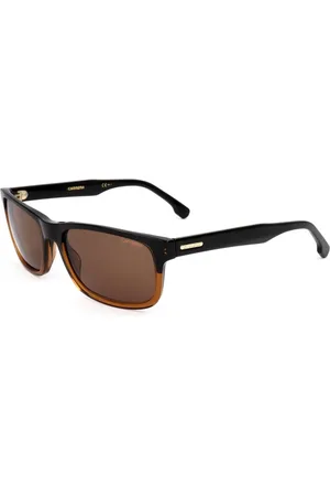 Carrera Homme, Accessoires, Noir, Taille: ONE Size Lunettes de soleil rectangulaires avec monture en acétate