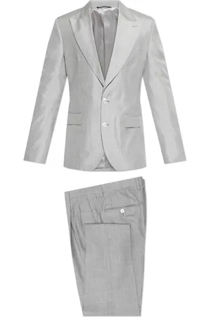 Dolce & Gabbana Homme, Costumes, Gris, Taille: L Costume en soie